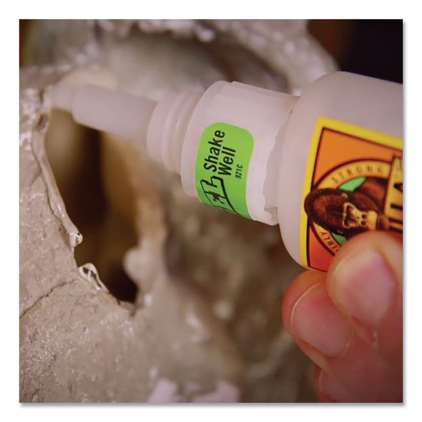 Gorilla Super Glue Gel, 0.53 oz, Dries Clear, 4/Carton