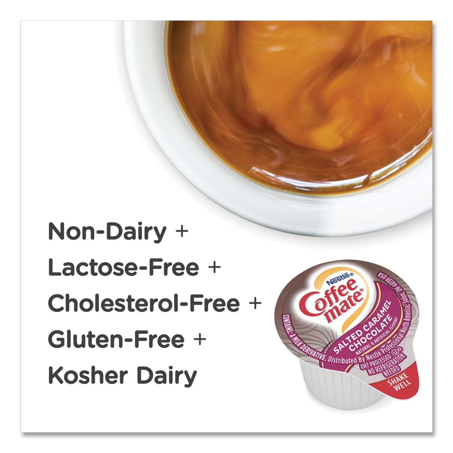 Coffee mate Liquid Coffee Creamer, Italian Sweet Creme, 0.38 oz Mini Cups, 50/Box