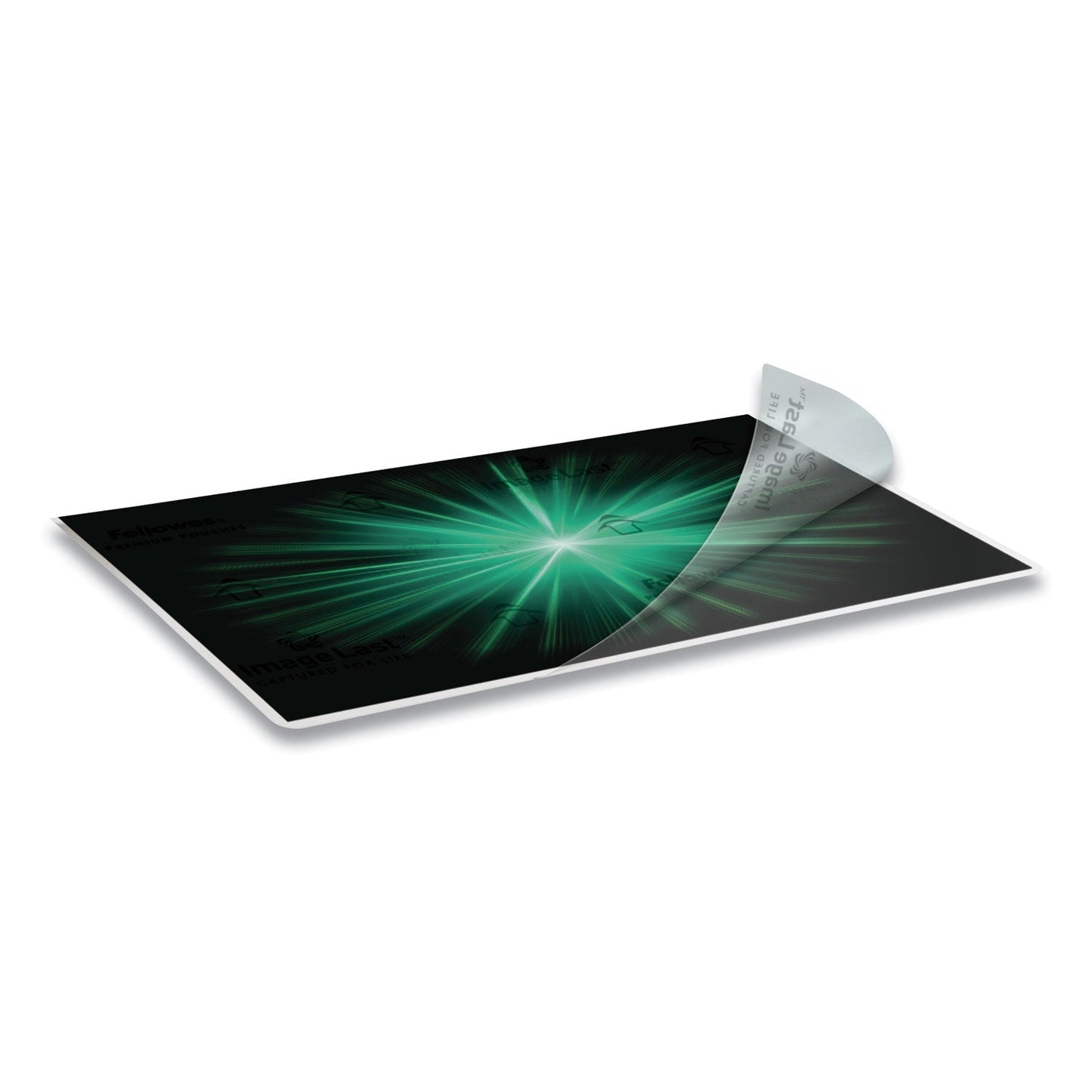 Fellowes ImageLast Laminating Pouches with UV Protection, 3 mil, 9" x 11.5", Clear, 150/Pack