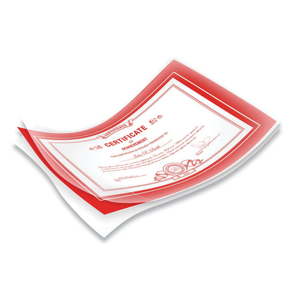 Fellowes ImageLast Laminating Pouches with UV Protection, 5 mil, 9" x 11.5", Clear, 50/Pack