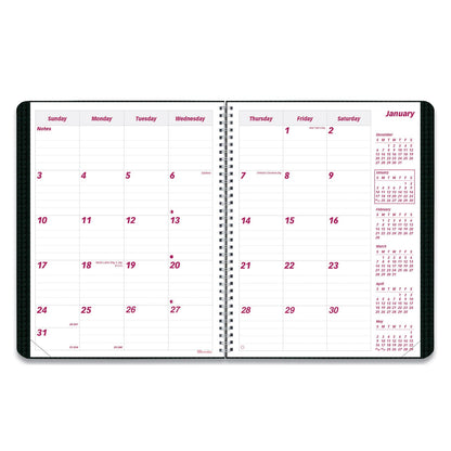 Brownline DuraFlex 14-Month Planner, 8.88 x 7.13, Black Cover, 14-Month (Dec to Jan): 2022 to 2024