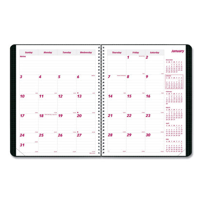 Brownline DuraFlex 14-Month Planner, 11 x 8.5, Black Cover, 14-Month (Dec to Jan): 2022 to 2024