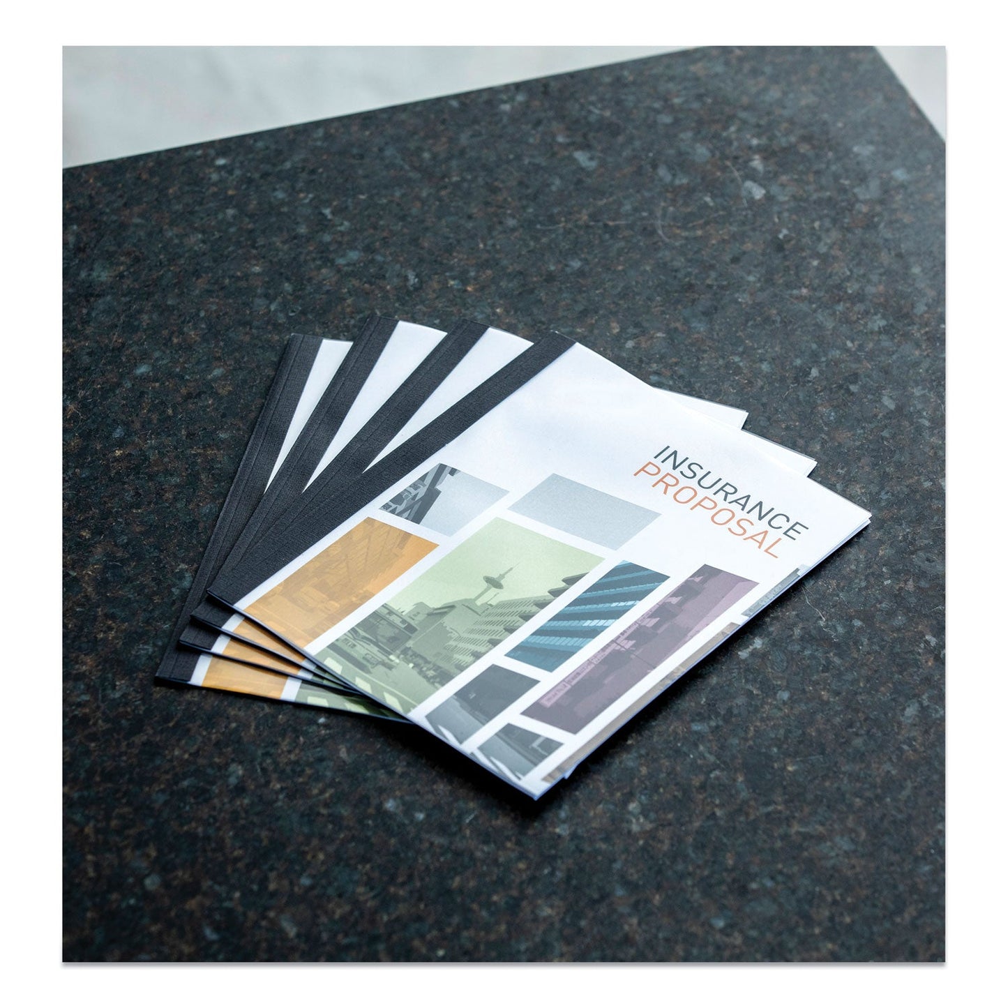 Fellowes Thermal Binding System Presentation Covers, Clear, 121 to 180 Sheet Capacity, 11 x 8.5, Unpunched, 10/Pack