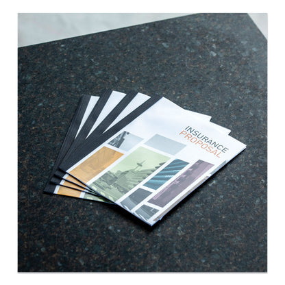 Fellowes Thermal Binding System Presentation Covers, Clear, 121 to 180 Sheet Capacity, 11 x 8.5, Unpunched, 10/Pack