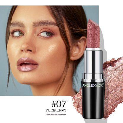 Non-fading Non-stick Lipstick With A Long-lasting Pearly Finish