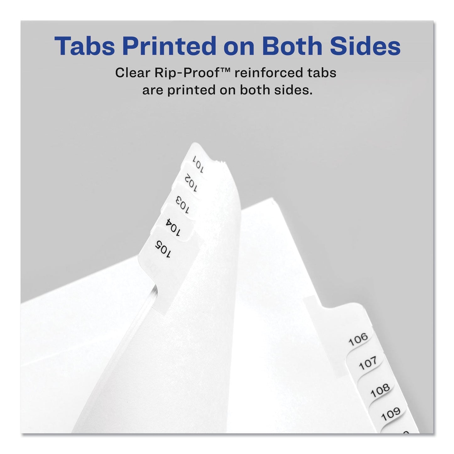 Avery Preprinted Legal Exhibit Side Tab Index Dividers, Allstate Style, 10-Tab, 23, 11 x 8.5, White, 25/Pack