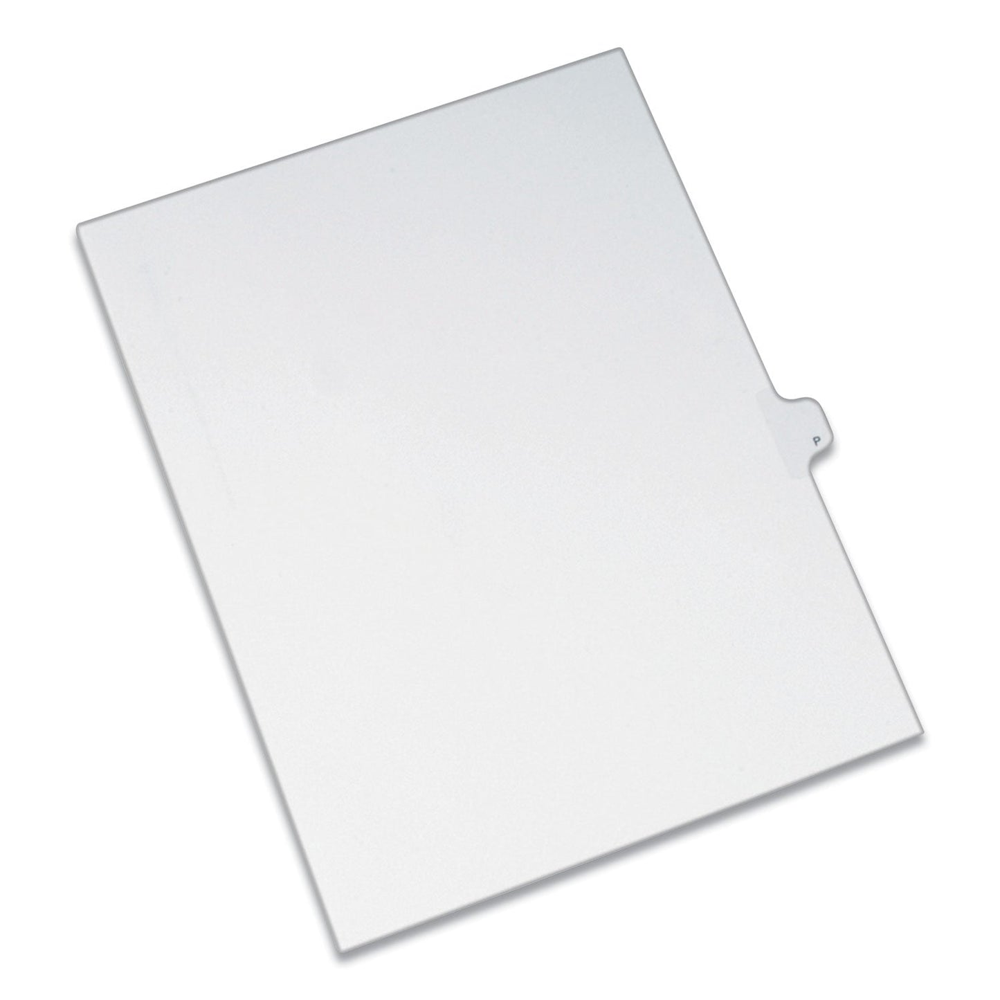 Avery Preprinted Legal Exhibit Side Tab Index Dividers, Allstate Style, 26-Tab, P, 11 x 8.5, White, 25/Pack