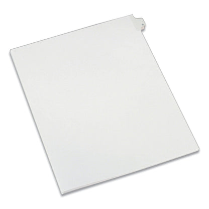 Avery Preprinted Legal Exhibit Side Tab Index Dividers, Allstate Style, 10-Tab, 2, 11 x 8.5, White, 25/Pack