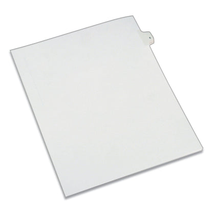 Avery Preprinted Legal Exhibit Side Tab Index Dividers, Allstate Style, 10-Tab, 5, 11 x 8.5, White, 25/Pack