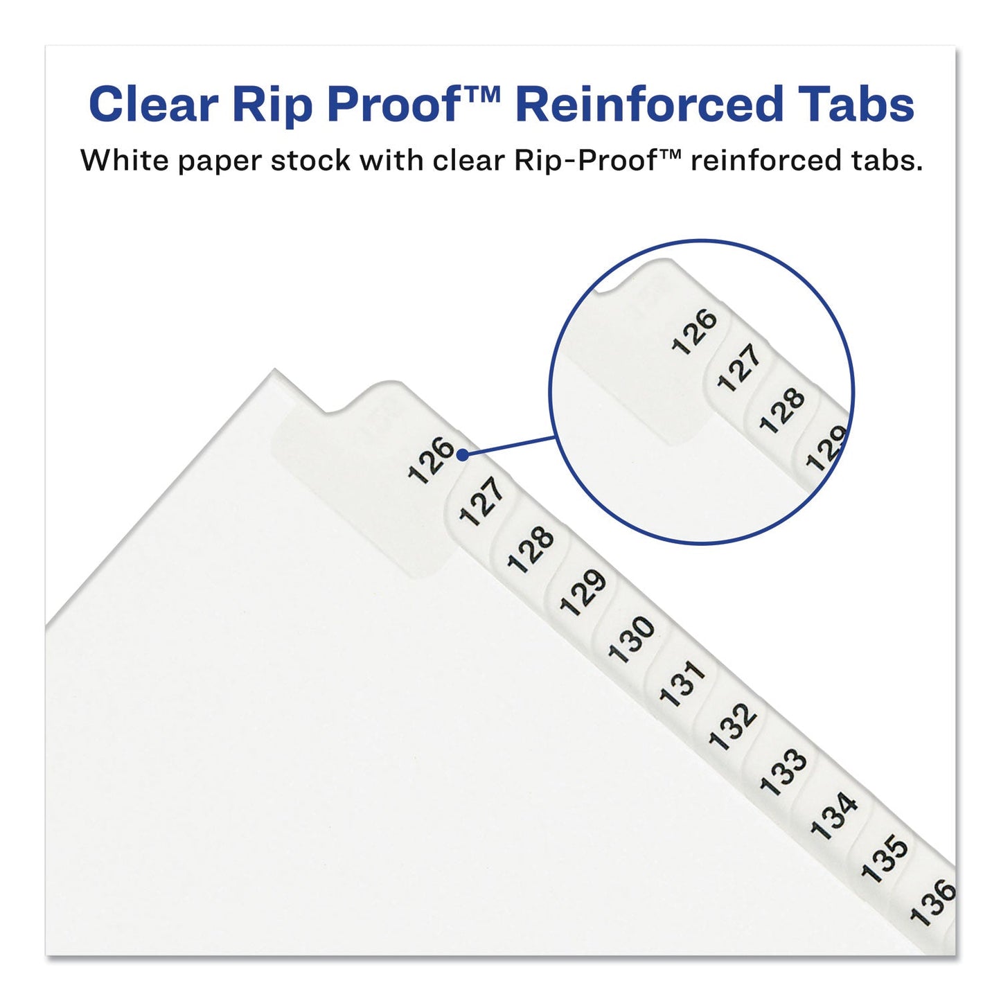 Avery Preprinted Legal Exhibit Side Tab Index Dividers, Avery Style, 11-Tab, 1 to 10, 11 x 8.5, White, 1 Set