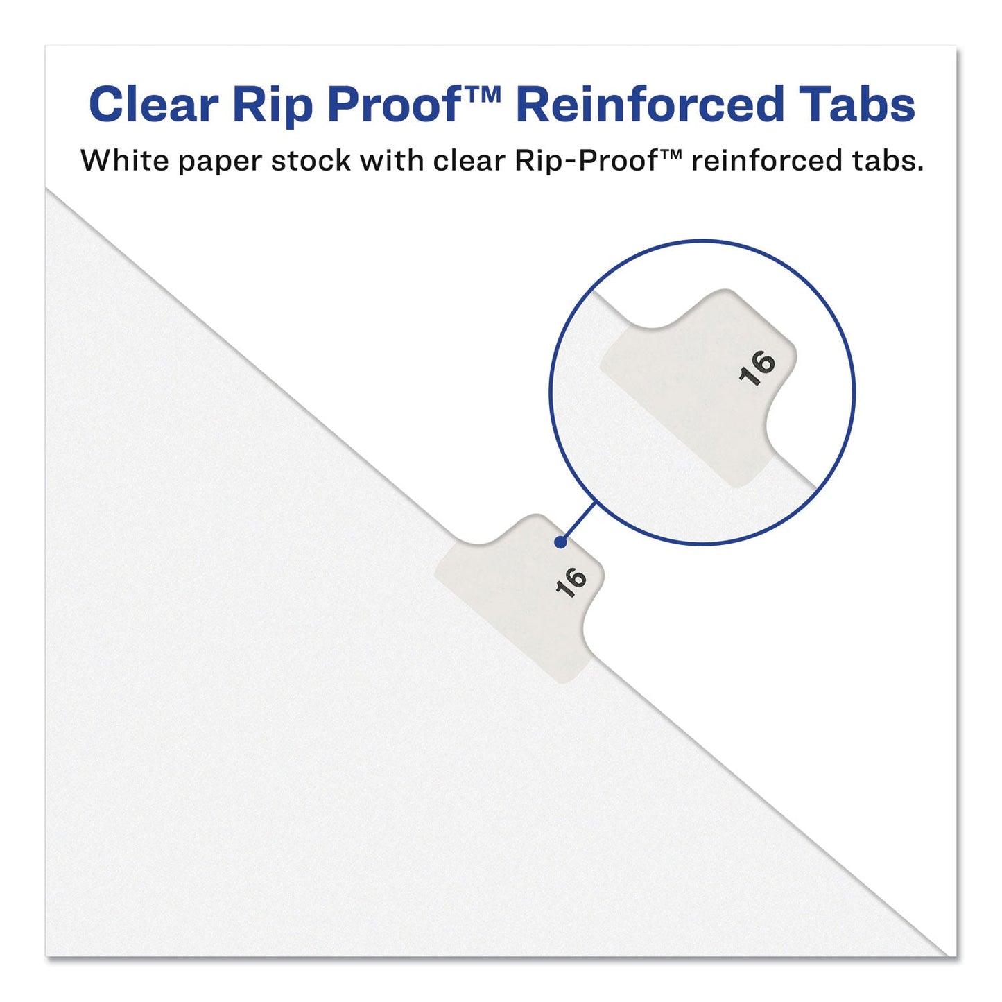 Avery Preprinted Legal Exhibit Side Tab Index Dividers, Avery Style, 10-Tab, 5, 11 x 8.5, White, 25/Pack