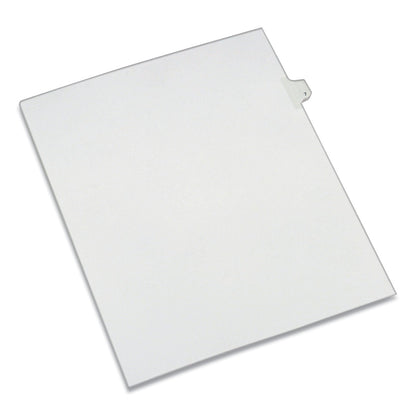 Avery Preprinted Legal Exhibit Side Tab Index Dividers, Allstate Style, 10-Tab, 7, 11 x 8.5, White, 25/Pack