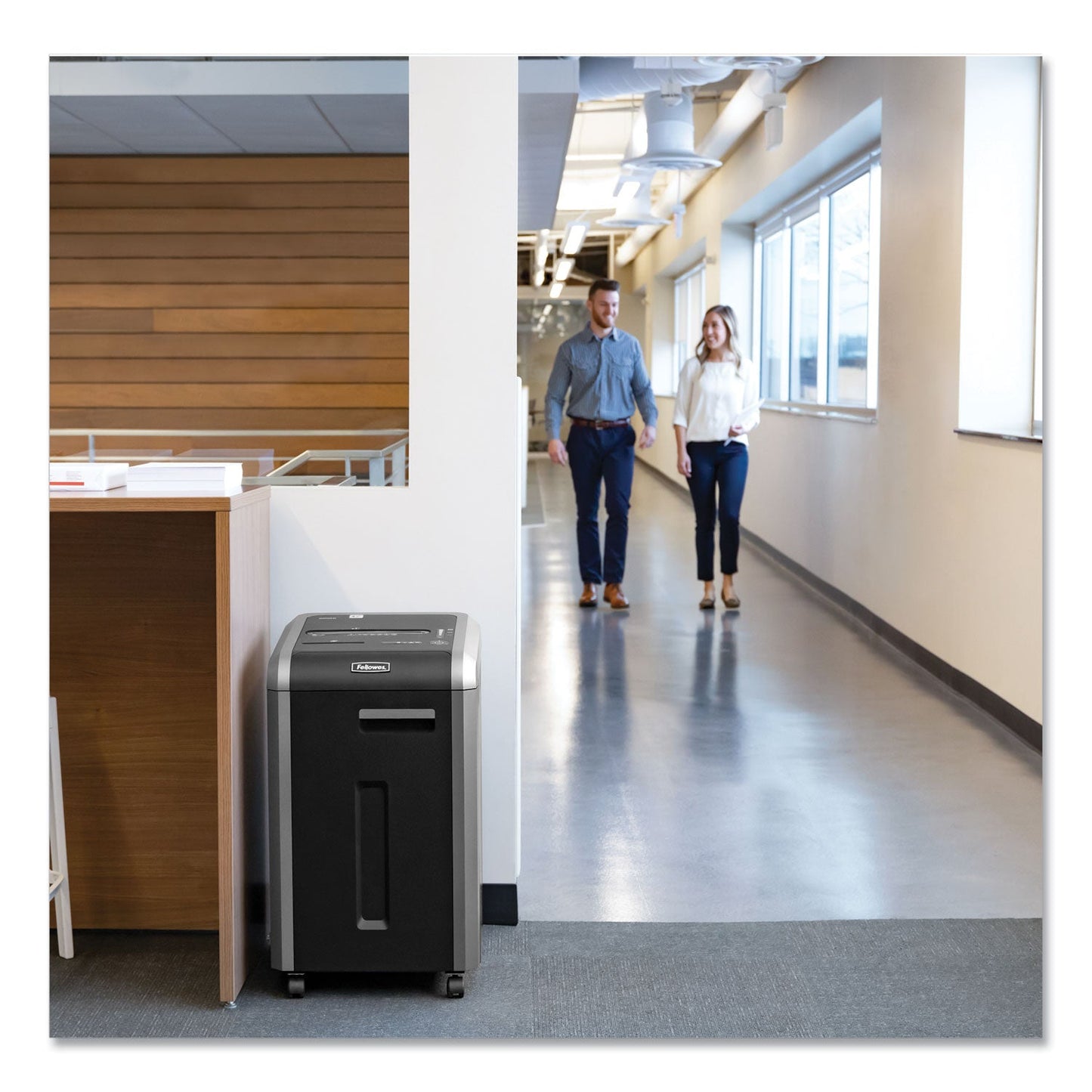 Fellowes Powershred 225Mi 100% Jam Proof Micro-Cut Shredder, 16 Manual Sheet Capacity