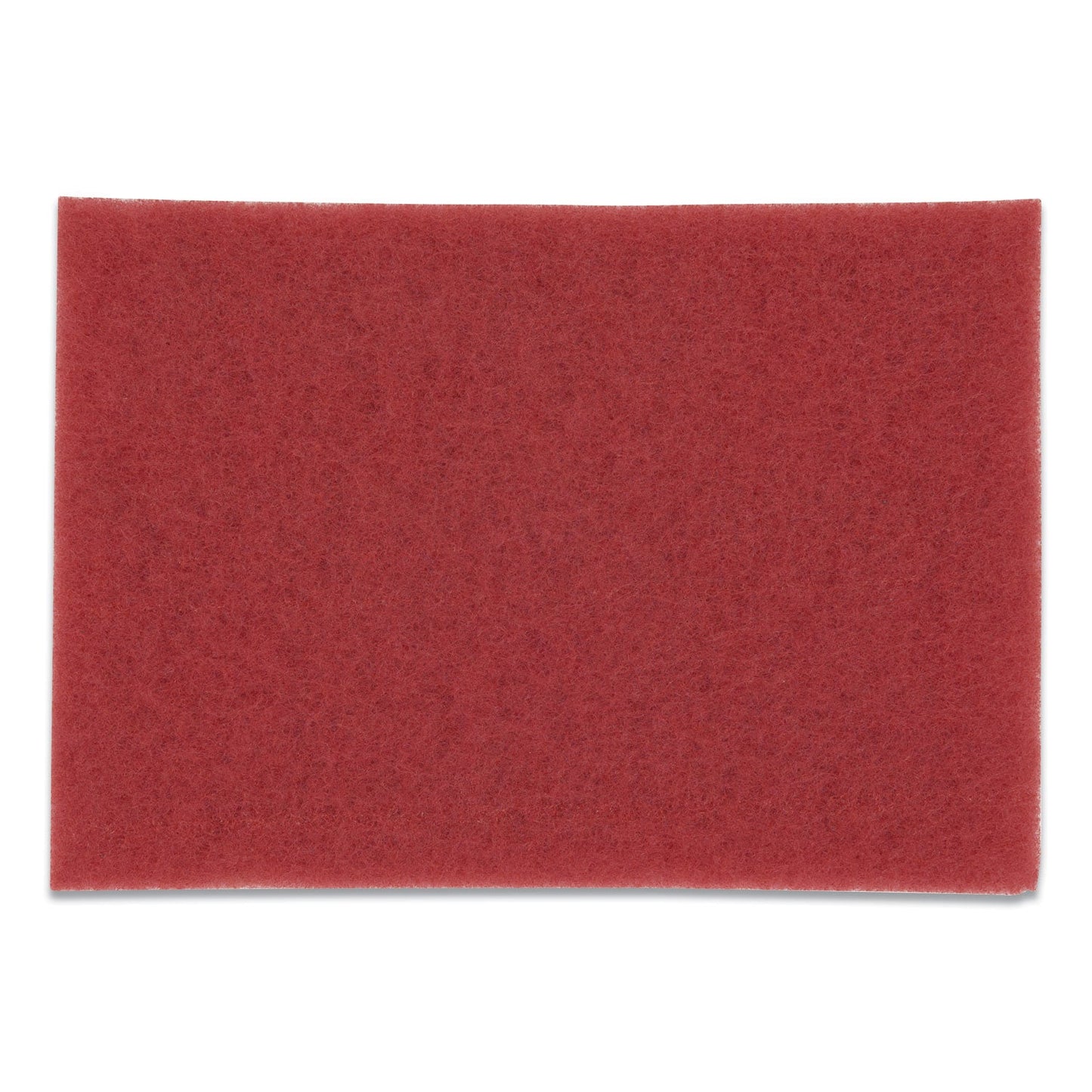3M Low-Speed Buffer Floor Pads 5100, 20 x 14, Red, 10/Carton