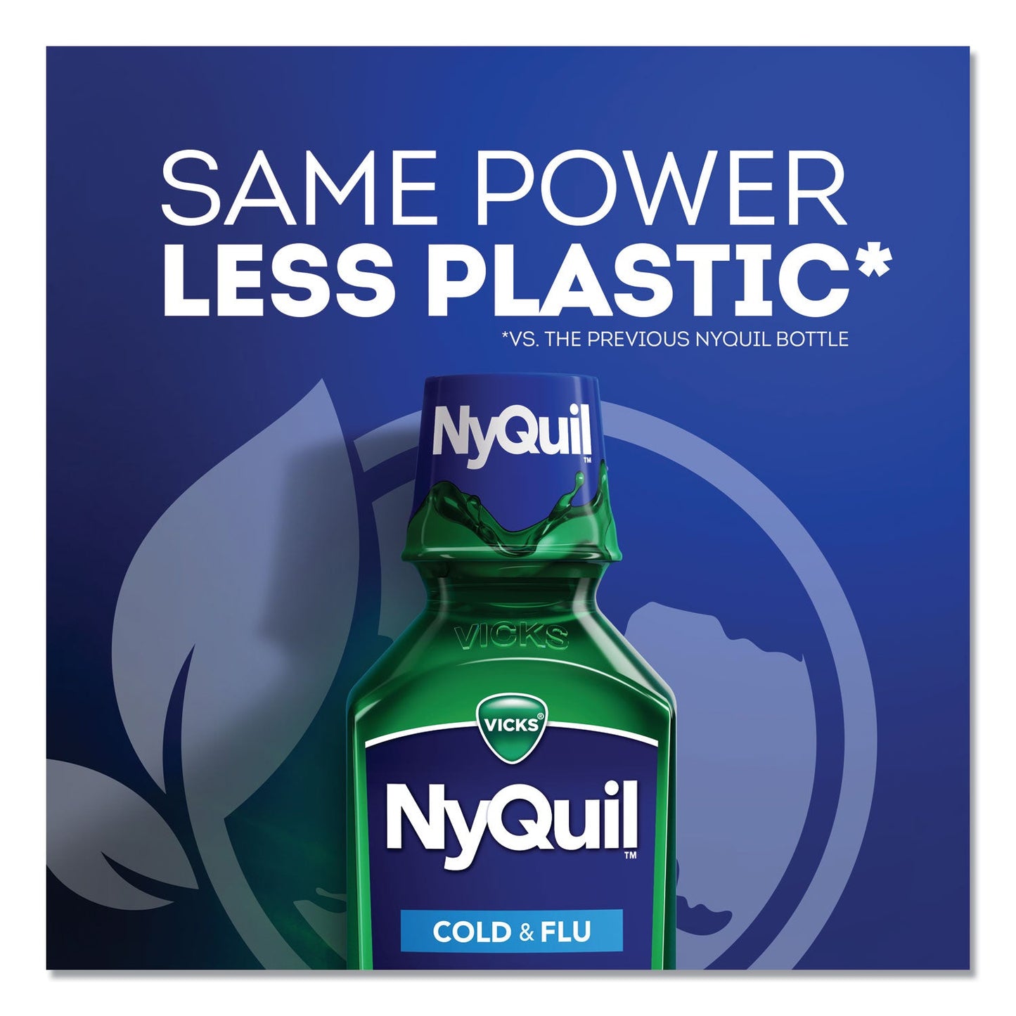 Vicks NyQuil Cold and Flu Nighttime Liquid, 12 oz Bottle