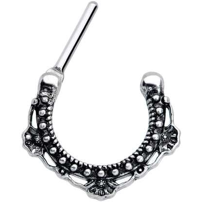 16G 5/16 Textured Arc Septum Clicker