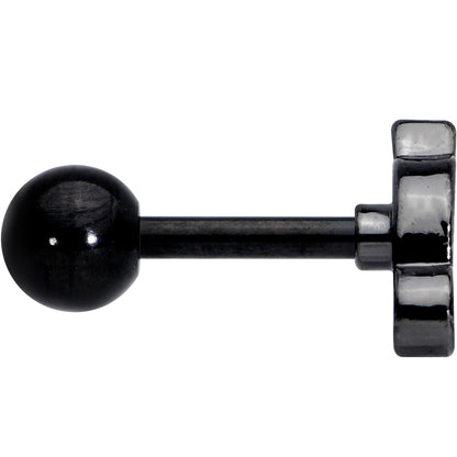 16G 1/4 Black Mouse Cartilage Tragus Earring