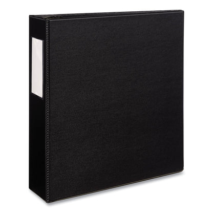 Avery Durable Non-View Binder with DuraHinge and EZD Rings, 3 Rings, 3" Capacity, 11 x 8.5, Black, (8702)