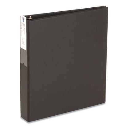 Avery Economy Non-View Binder with Round Rings, 3 Rings, 1.5" Capacity, 11 x 8.5, Black, (4401)