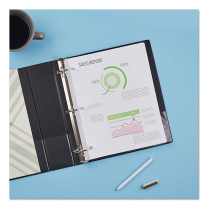 Avery Economy Non-View Binder with Round Rings, 3 Rings, 2" Capacity, 11 x 8.5, Black, (4501)