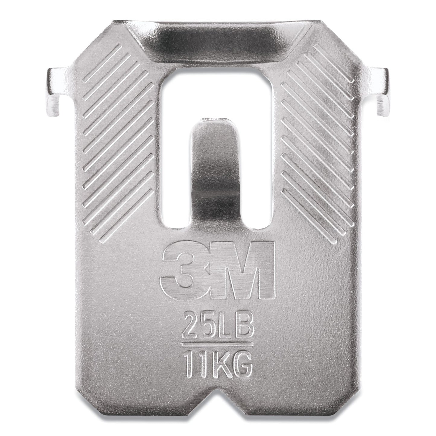 3M Claw Drywall Picture Hanger, Holds 25 lbs, 4 Hooks and 4 Spot Markers, Stainless Steel