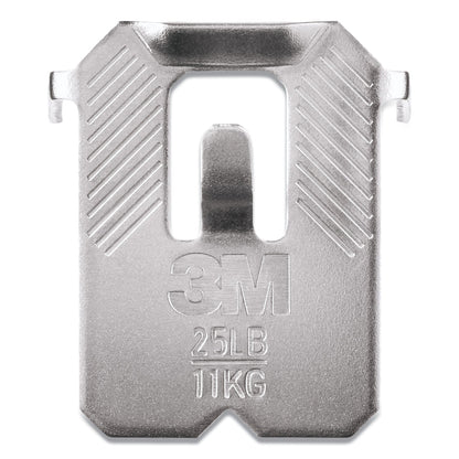 3M Claw Drywall Picture Hanger, Holds 25 lbs, 4 Hooks and 4 Spot Markers, Stainless Steel