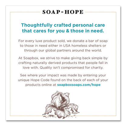 Soapbox Hand Soap, Sea Minerals and Blue Iris, 1 gal Bottle