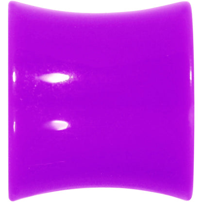 Purple Acrylic UV Saddle Tunnel Plug Set 12mm to 26mm