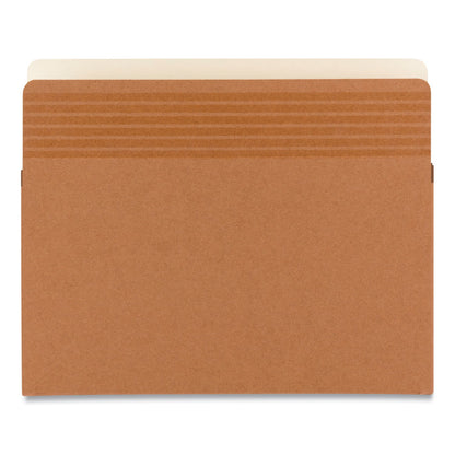 Smead Easy Grip Pockets, 3.5" Expansion, Letter Size, Redrope, 25/Box