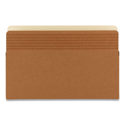 Smead Easy Grip Pockets, 5.25" Expansion, Legal Size, Redrope, 10/Box