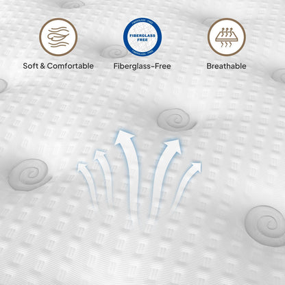 14" Hybrid Mattress With Innerspring & Gel Memory Foam