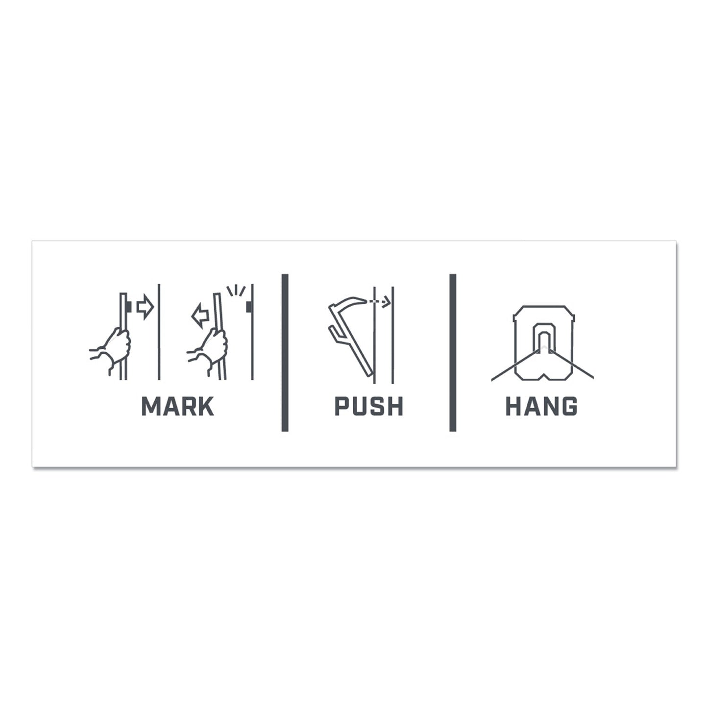 3M Claw Drywall Picture Hanger, Holds 45 lbs, 3 Hooks and 3 Spot Markers, Stainless Steel
