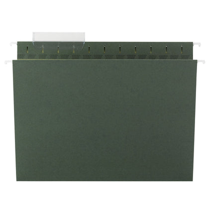 Smead TUFF Hanging Folders with Easy Slide Tab, Letter Size, 1/3-Cut Tabs, Standard Green, 20/Box