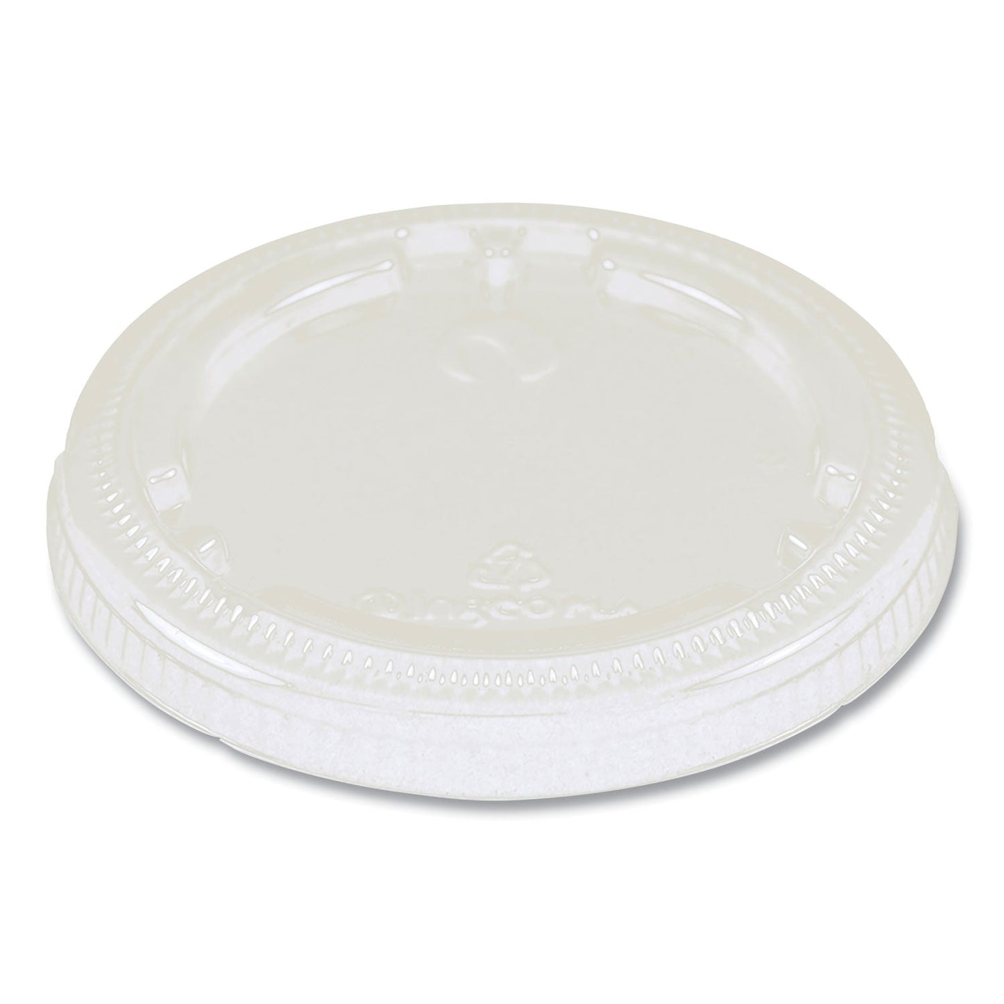 World Centric PLA Lids for Fiber Cups, 3.1" Diameter x 0.4"h, Clear, Plastic, 1,000/Carton