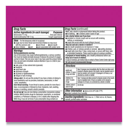 Cepacol Sore Throat and Cough Lozenges, Mixed Berry, 16 Lozenges