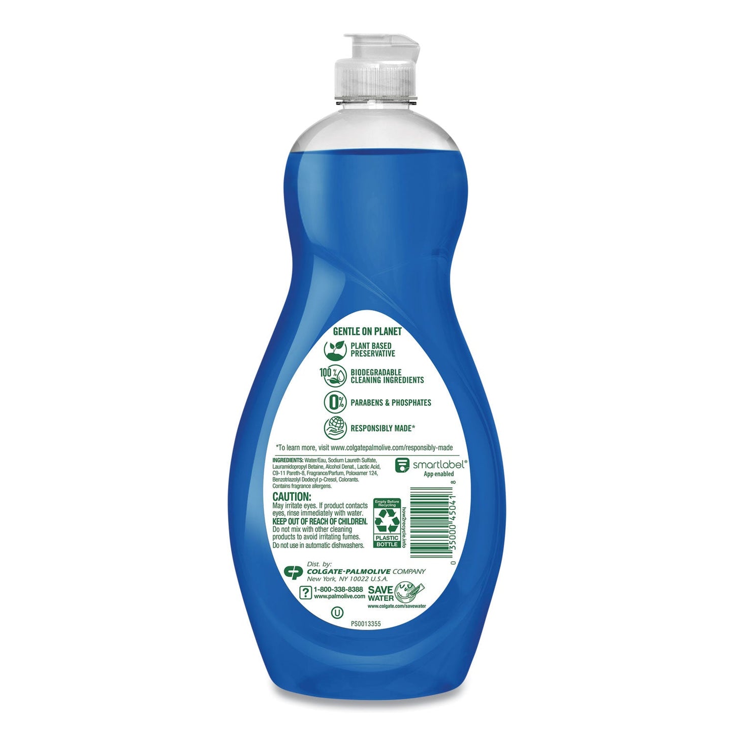 Ultra Palmolive Dishwashing Liquid, Unscented, 20 oz Bottle