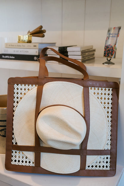 Large Rattan Tote