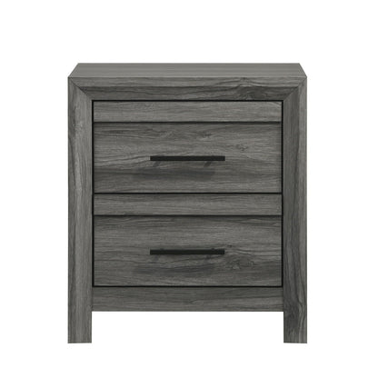 Denver - 2 Drawer Nightstand - Gray