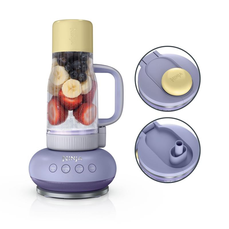 Ninja Blendboss™ Tumbler Blender with 26Oz Travel Tumbler & Removable Straw, Cyberspace