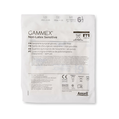Gammex® Non-Latex Sensitive Polychloroprene Surgical Glove, Size 6.5, Cream 20277265