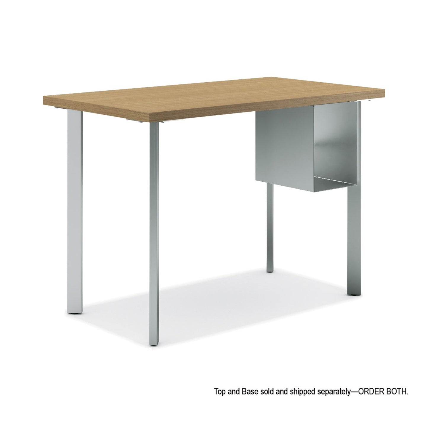 HON Coze Worksurface, Rectangular, 48w x 24d, Natural Recon
