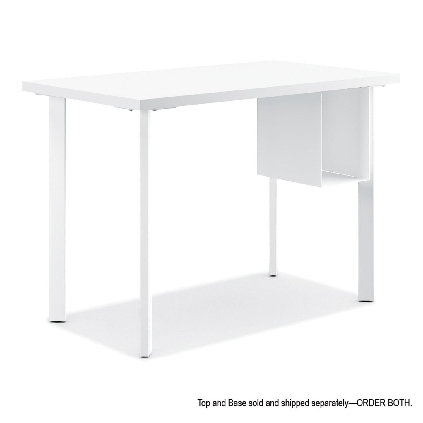 HON Coze Table Legs, 5.75w x 28h, Designer White, 4/Pack