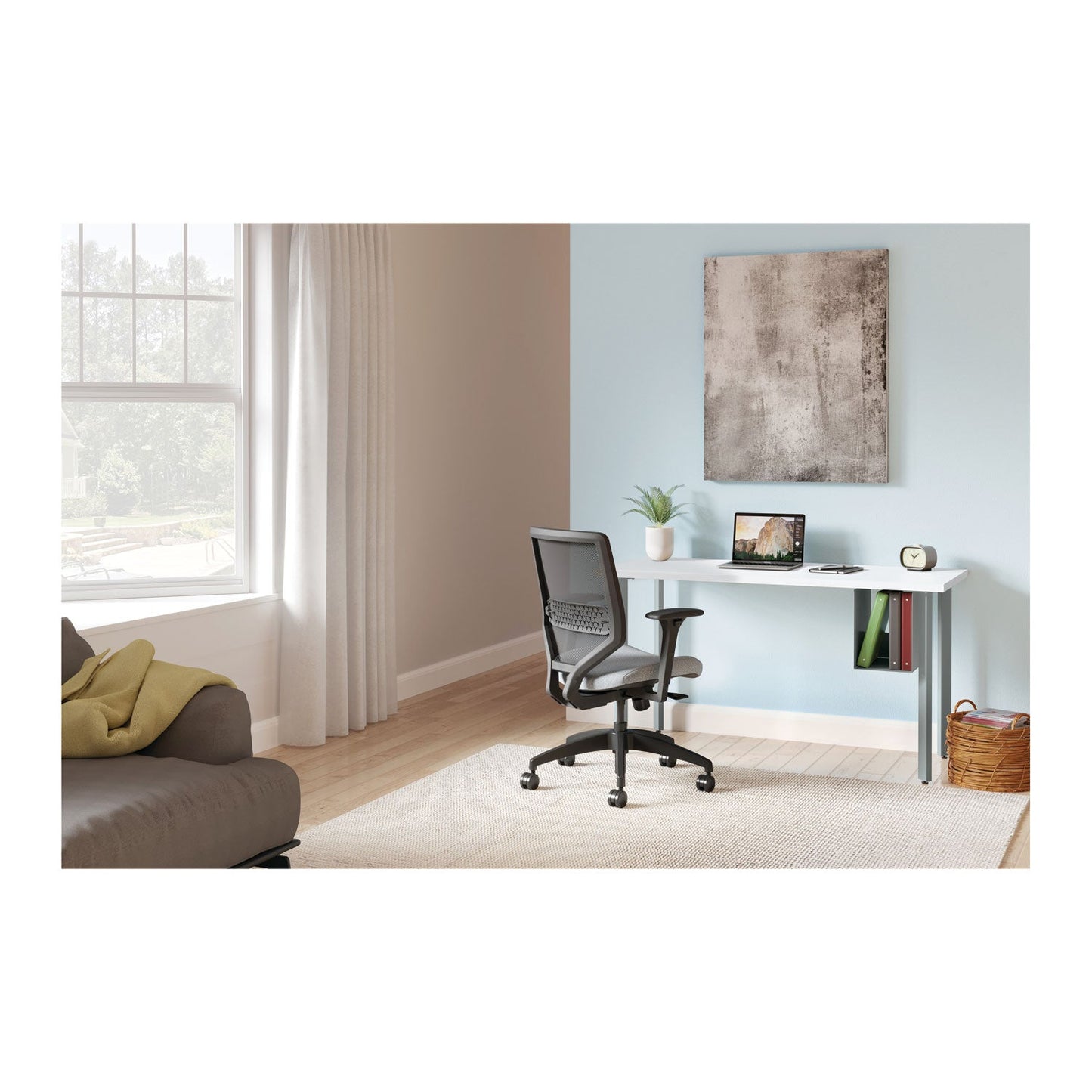 HON Coze Worksurface, Rectangular, 42w x 24d, Designer White