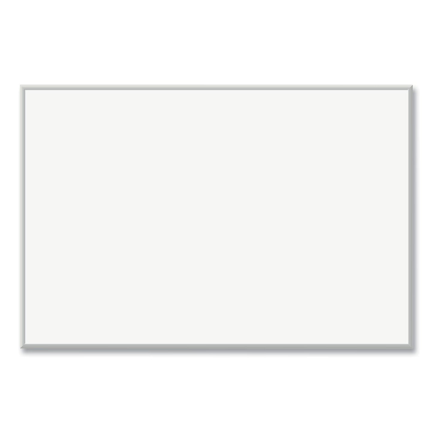 U Brands Magnetic Dry Erase Board with Aluminum Frame, 72 x 48, White Surface, Silver Frame