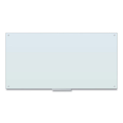 U Brands Glass Dry Erase Board, 72 x 36, White Surface