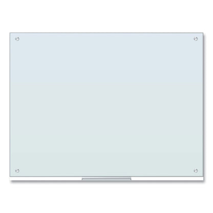 U Brands Glass Dry Erase Board, 48 x 36, White Surface