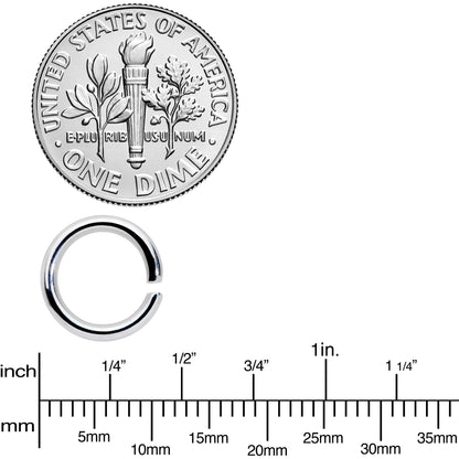 14G 5/16 Seamless Cartilage Ring Set of 12