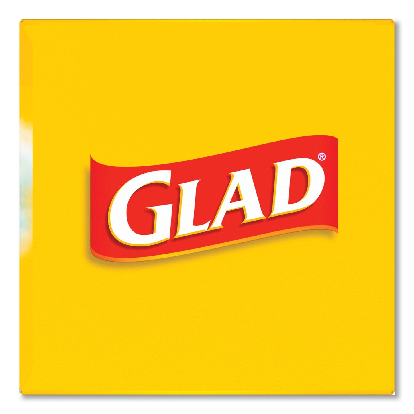 Glad OdorShield Quick-Tie Small Trash Bags, 4 gal, 0.5 mil, 8" x 18", White, 156/Carton