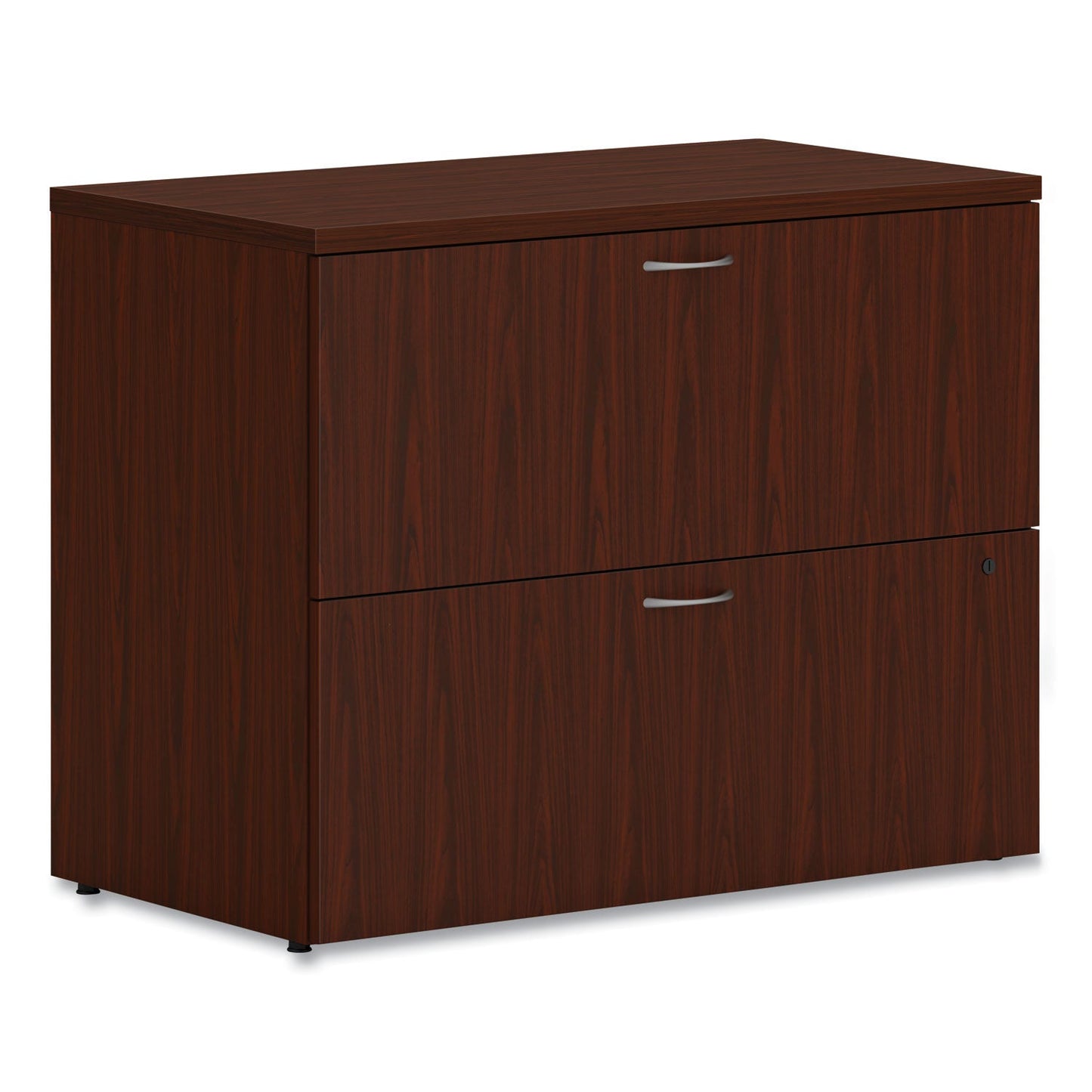 HON Mod Lateral File, 2 Legal/Letter-Size File Drawers, Traditional Mahogany, 36" x 20" x 29"