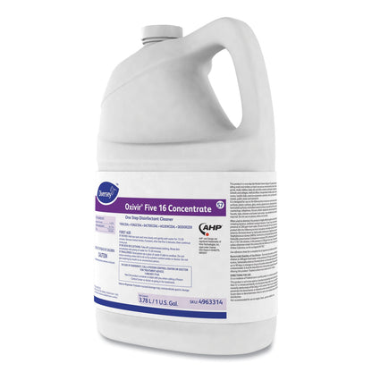 Oxivir Five 16 One-Step Disinfectant Cleaner, 1 gal Bottle, 4/Carton